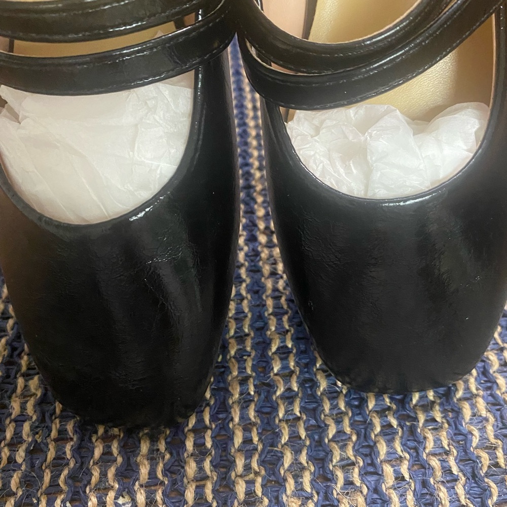 C. Paravano Black Mary Janes Size 7.5 - Picture 3 of 9